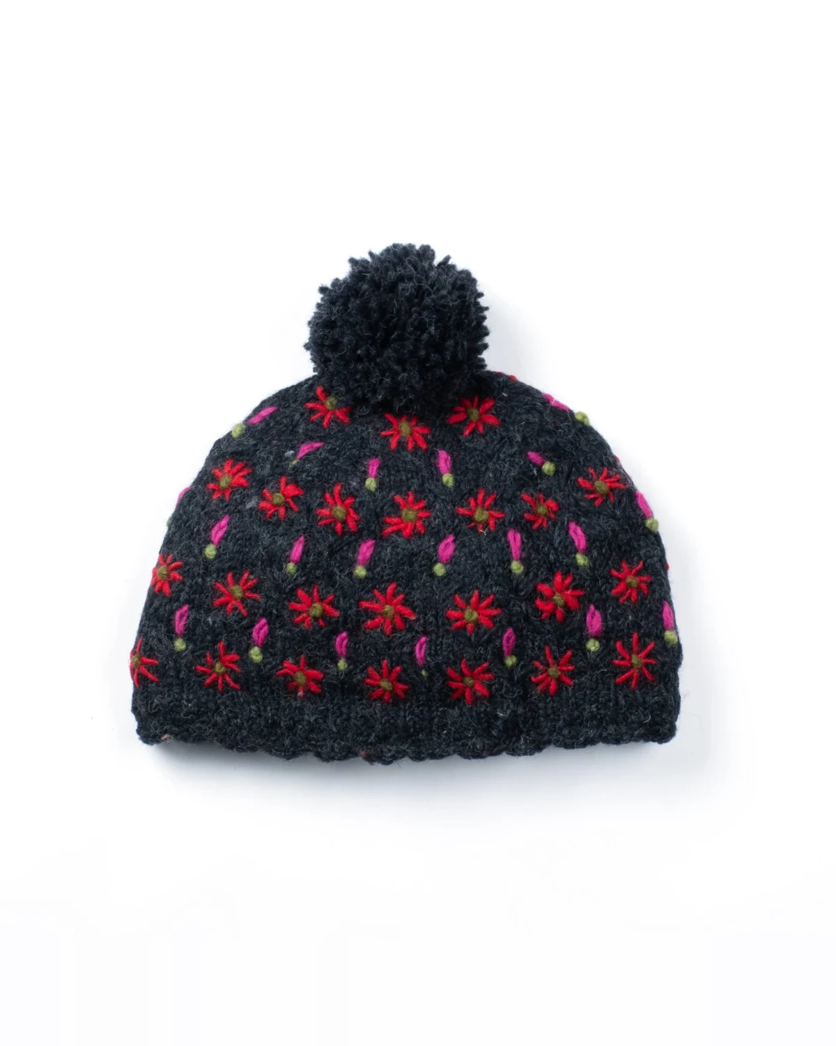 Anaya Beanie: Black Natural by Lost Horizons Canada