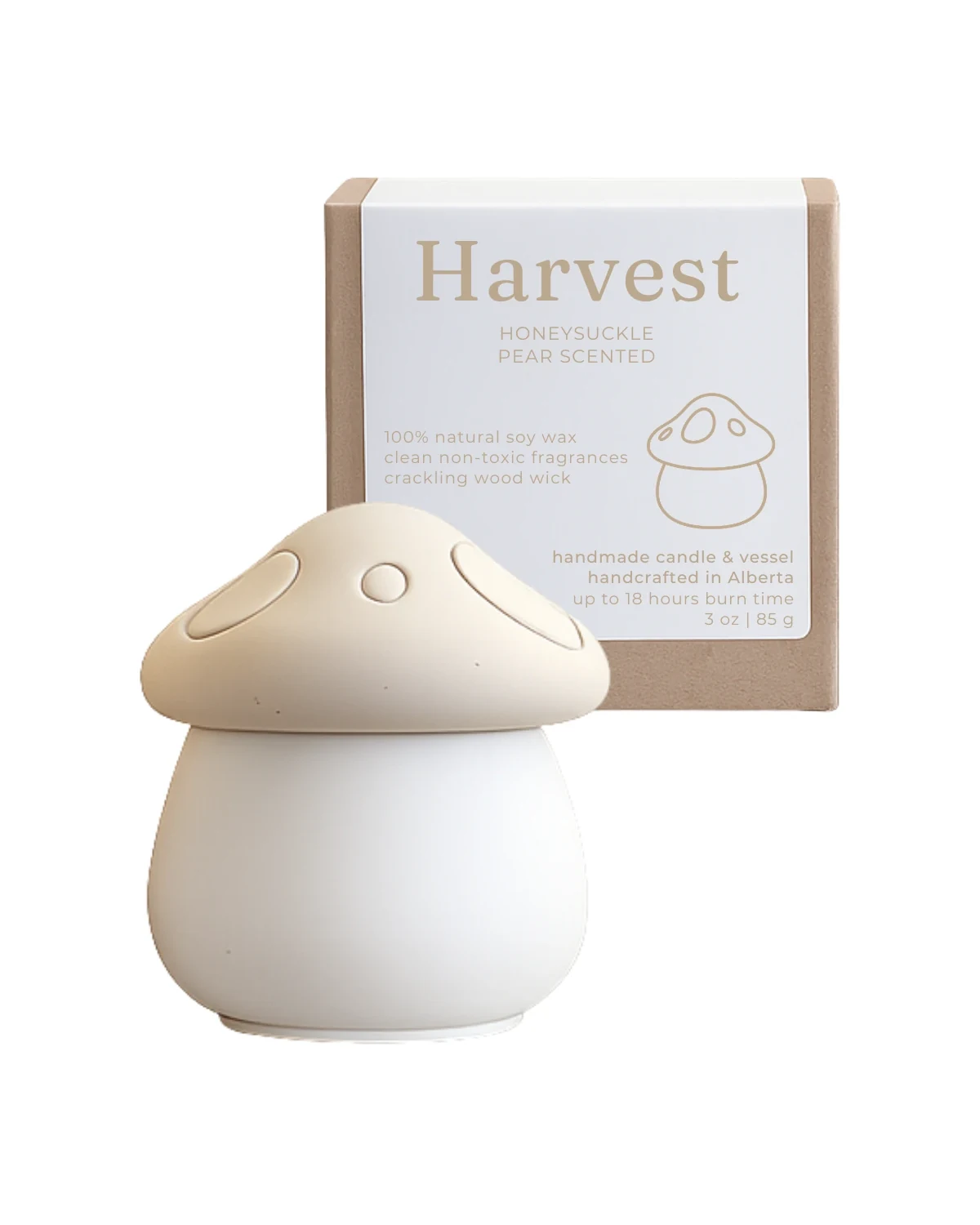 Harvest Mushroom Soy Candle by Studio Akiyo