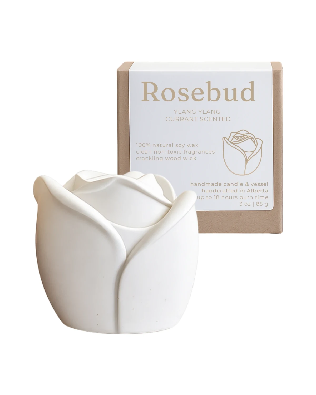 Rosebud Rose Soy Candle by Studio Akiyo